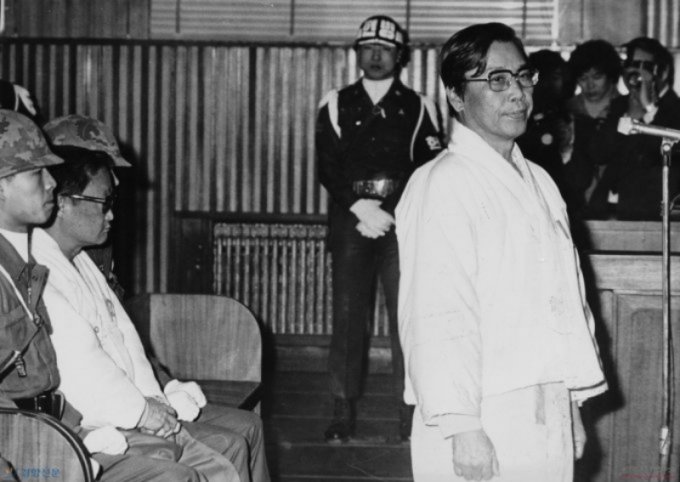 1980년 항소심 공판에서 진술하고 있는 김재규 전 중앙정보부장/사진=한국역사정보통합시스템
