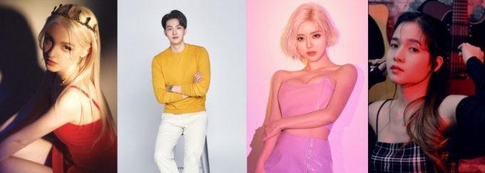 서울경제진흥원(SBA)은 (왼쪽부터) 카리모바 엘리나(리나대장), 온오빠, DJ소다, 크리스텔 풀가 등 4명을 '2023 서울콘 홍보대사'로 위촉했다. /사진=SBA 