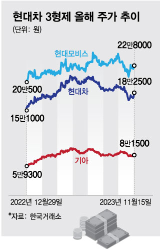 '실적 악화' 테슬라는 90% 올랐는데…"현기차 주가는 왜 이래"