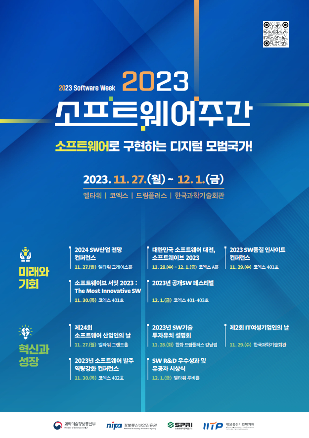 2023 소프트웨어(SW) 주간 정보. / 사진제공=과학기술정보통신부