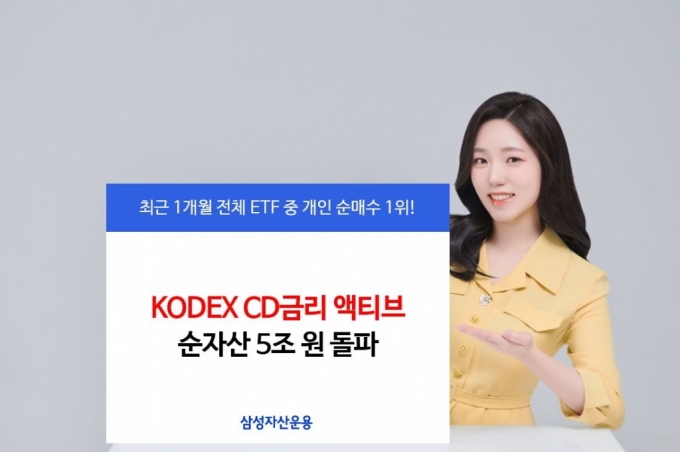 KODEX CD금리액티브 ETF 순자산 5조원 돌파...상장 5개월만