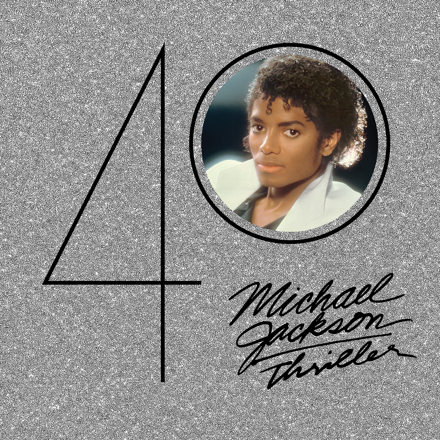 팝 가수 마이클 잭슨 40주년 기념 음반./사진=소니뮤직