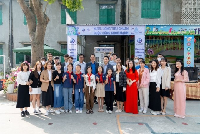시노펙스, 베트남 동티엔 초등학교에 정수시스템 기증
