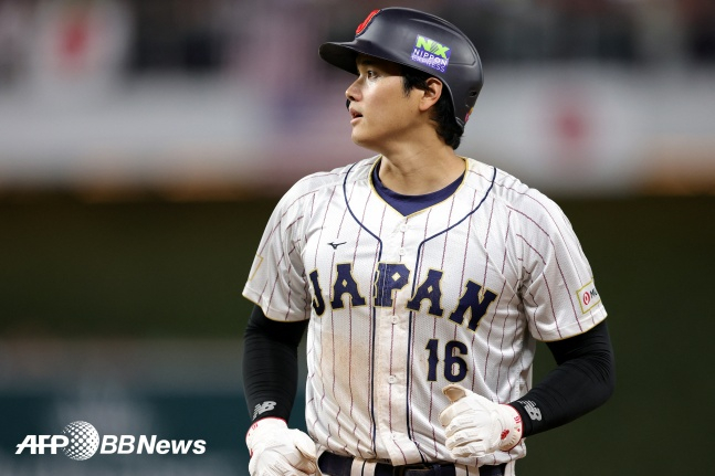 일본 야구대표팀에서의 오타니 쇼헤이./AFPBBNews=뉴스1