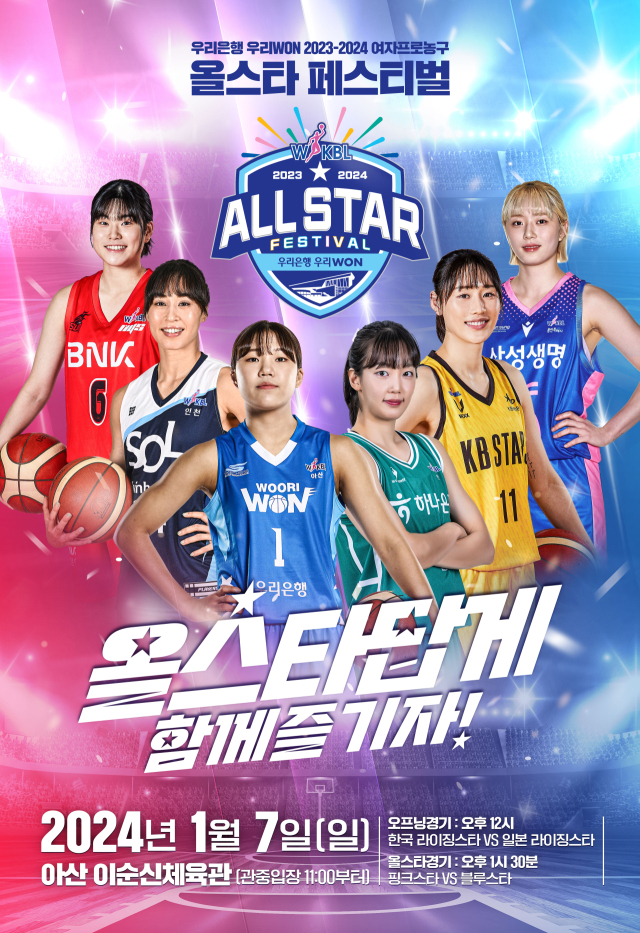 "흥 주체못해 망했다" 박지수, 댄스+골밑 만점활약 MVP... WKBL 올스타 페스티벌 핑크스타, 블루스타 꺾었다 [아산 현장]