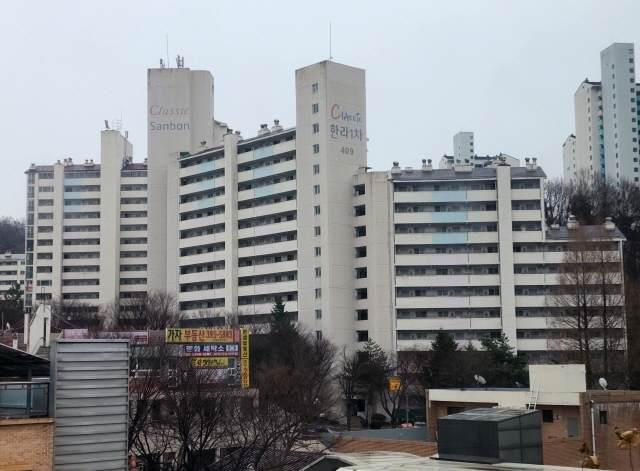 군포 산본 한라4단지 1차아파트 전경./사진제공=군포시청