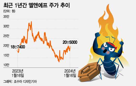 "-2800억 어닝 쇼크" 엘앤에프…코스피 이전 상장에 주가 '폭발'