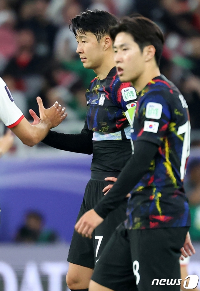 대한민국 축구대표팀 손흥민(토트넘)과 이강인(파리생제르맹) /사진=뉴스1