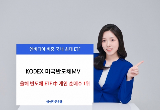 엔비디아 가장 많이 담은 ETF는? 삼성운용 '미국반도체MV' 순매수 1위