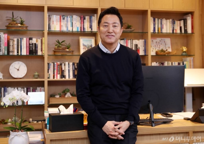 오세훈 서울시장 인터뷰 /사진=김휘선 기자 hwijpg@