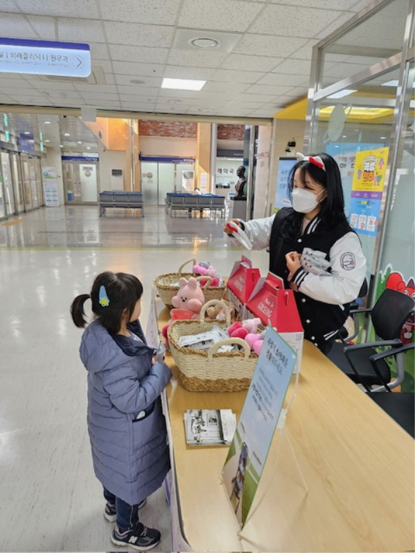 곡성군이 운영한 소아과 설립을 위한 지정기부사업 팝업스토어. /사진제공=곡성군