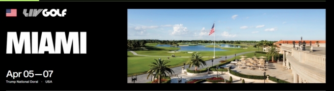 미국 플로리다 마이애미에 위치한 트럼프 내셔럴 도럴 골프장/사진=LIV GOLF(리브 골프) 홈페이지