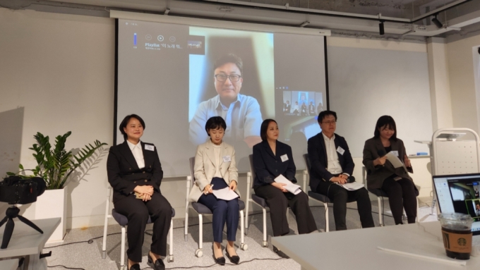 25일 '비영리, 임팩트투자를 말하다' 세미나 패널토론에 참여한 참가자 /사진=김태현 기자