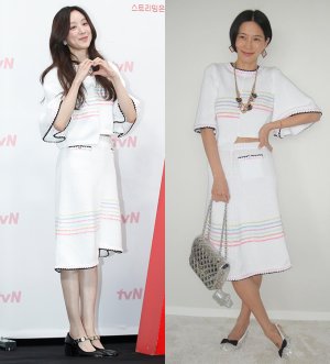정려원 vs 김나영, 1100만원대 투피스 패션…같은 옷 다른 느낌