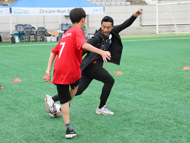 '드림-런' 행사 모습. /사진=대한축구협회 축구사랑나눔재단 제공