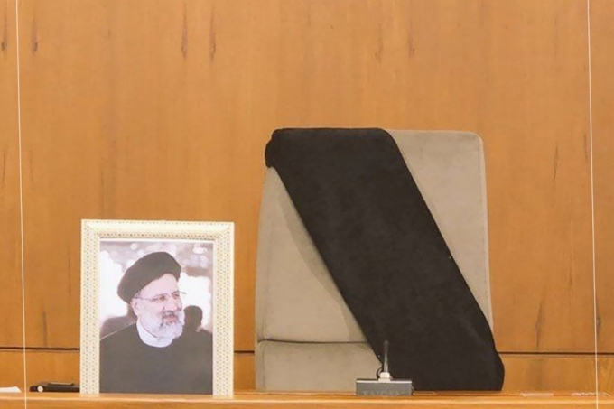 이란 정부는 20일(현지시간) 에브라힘 이란 대통령의 사망을 공식화하고 그를 추모하는 사진을 공개했다. /사진=이란 국영통신 IRNA 