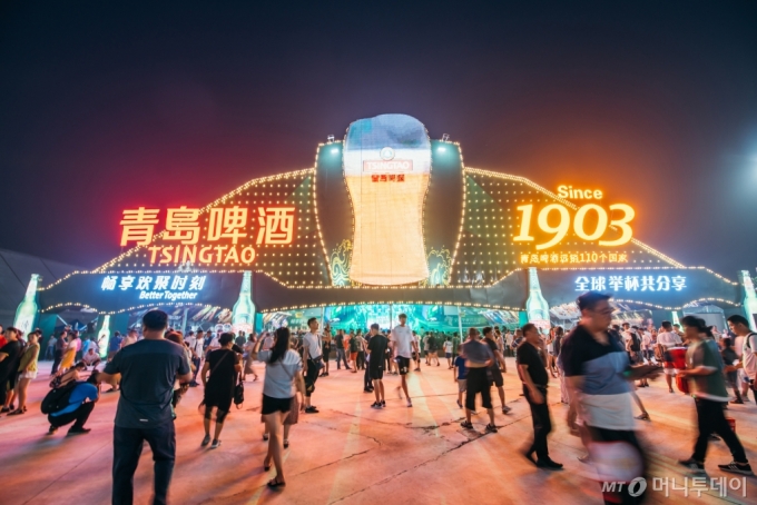 중국 칭다오시에서 열리는 아시아 최대 맥주 축제이자 세계 4대 맥주축제 중 하나인 '칭다오 비어 페스티벌' 현장./사진=머니투데이DB