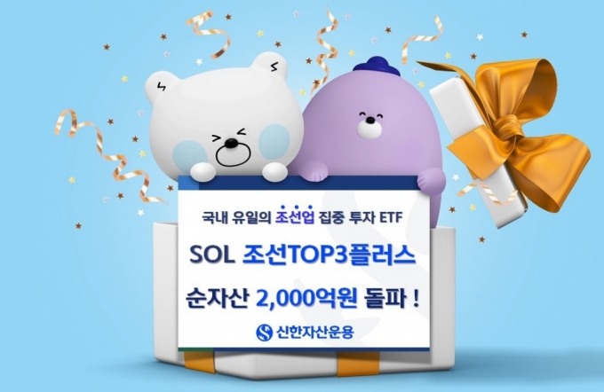신한운용, 슈퍼사이클 기대감에…조선 TOP3 플러스 순자산 2000억 돌파