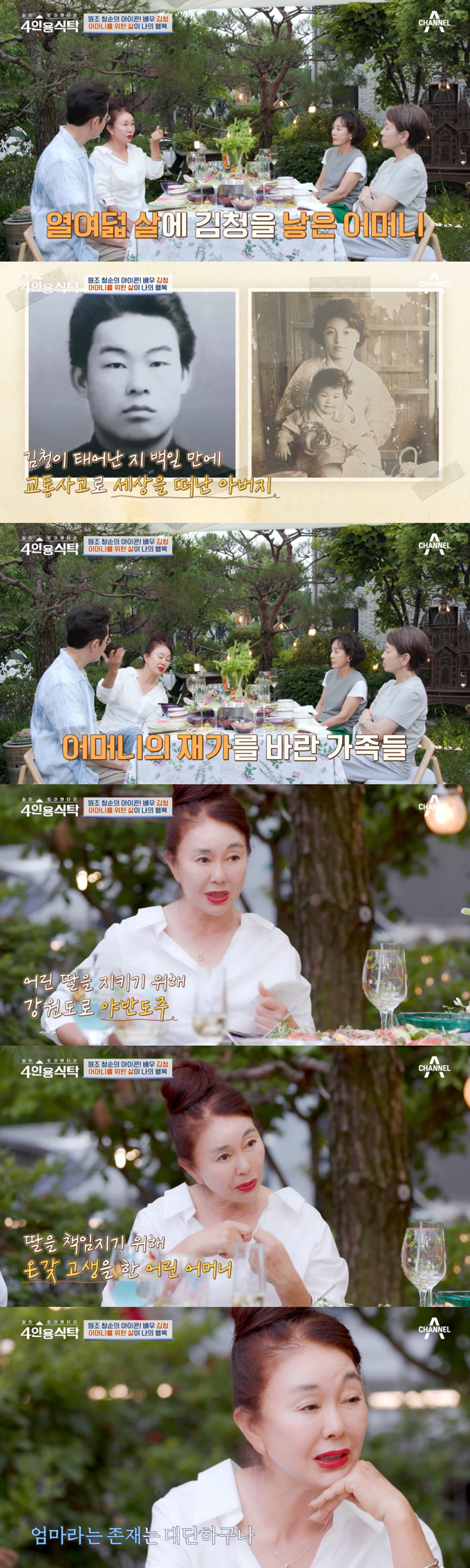 /사진=채널A &#039;절친 토큐멘터리 4인용 식탁&#039; 방송 화면