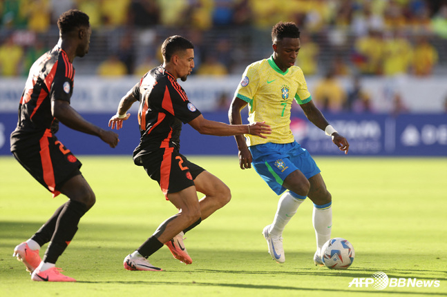 브라질-콜롬비아 경기. /AFPBBNews=뉴스1