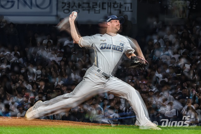 KBO 리그 시절 에릭 페디. /사진=NC 다이노스 제공