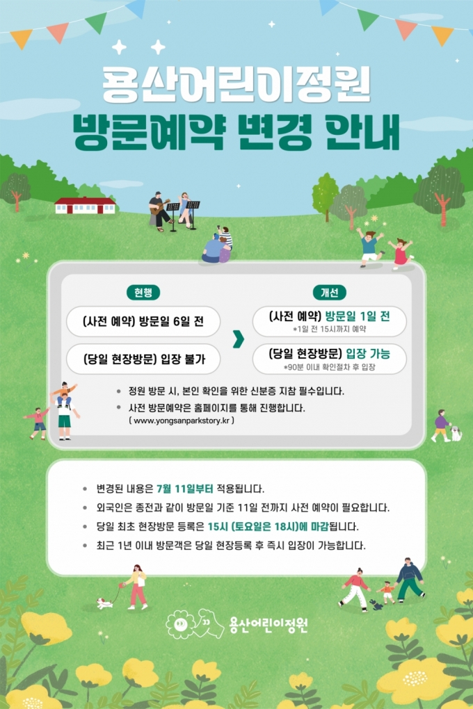 용산어린이정원 안내문/제공=국토부