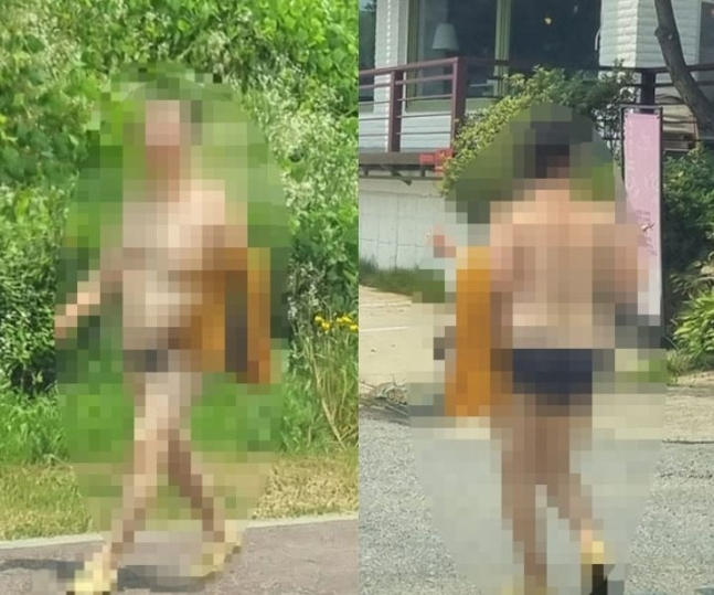 경기도 양평에서 한 중년 여성이 백주대낮에 속옷만 걸친 채 길거리를 돌아다니는 충격적인 일이 발생했다. /사진=경기일보