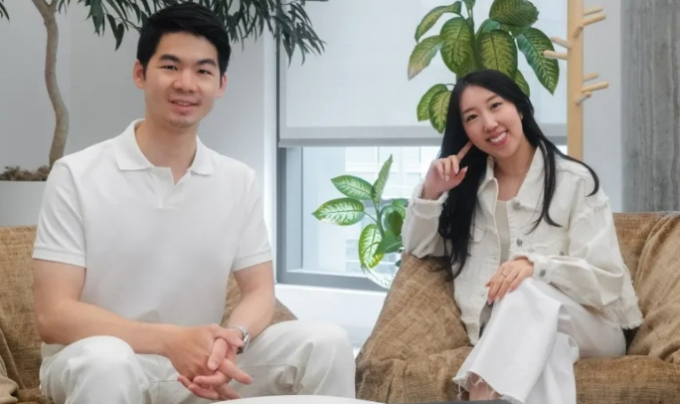 슬로프 공동 창립자인 로렌스 린 무라타 CEO, 앨리스 덩