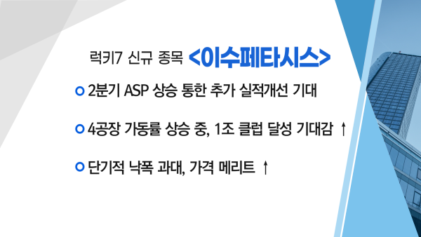 [매매의 기술] 기술적 반등 기대감 'SK하이닉스' VS  2분기 ASP 상승 통한 추가 실적개선 기대 '이수페타시스'