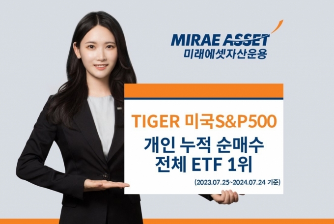 미래운용, TIGER 미국S&P500…1년간 개인 누적 순매수 전체 1위