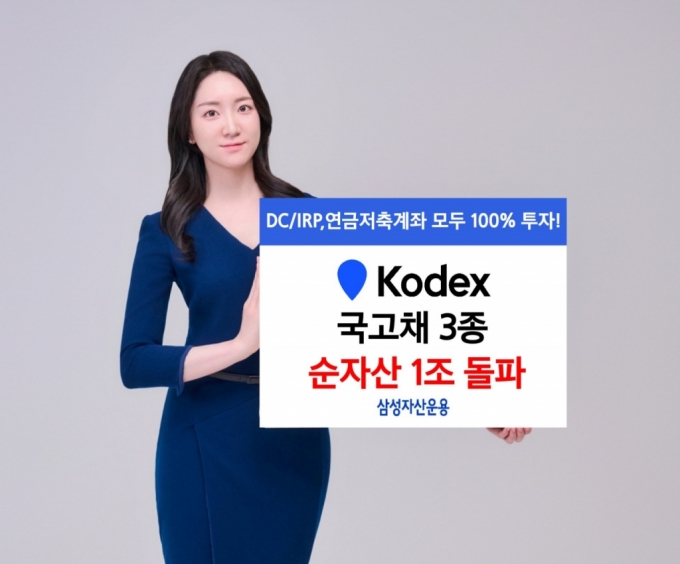 삼성운용, KODEX 국고채 3종 순자산 1조 돌파