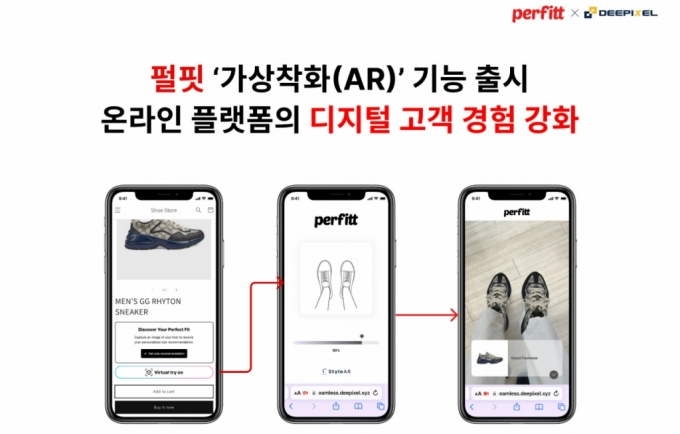 온라인 신발구매 3D로 실제 착화감 느낀다…AI와 AR 기술 결합