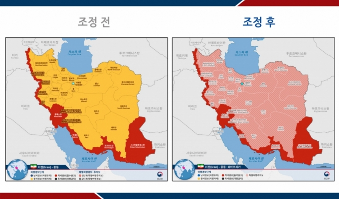 이스라엘-레바논 여행 경보 조정. / 사진=외교부