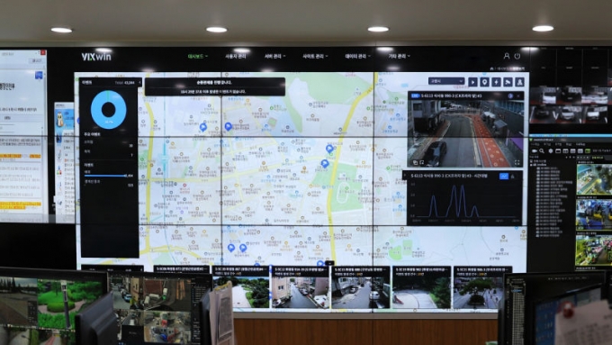 고양시 차세대 통합관제시스템(AI Monitoring System) 모습./사진제공=고양시