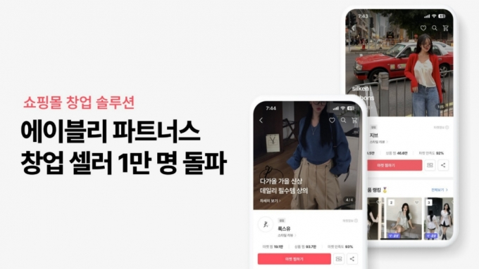 쇼핑몰 창업 뛰어든 MZ…'에이블리 파트너스' 셀러 1만명 돌파