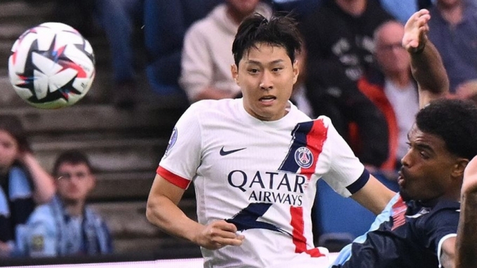 프랑스의 파리 생제르맹(PSG) 소속 이강인이 '2024-2025시즌 프랑스 리그1' 개막전에 선발 출전한 모습. /사진=PSG 공식 SNS 캡처 