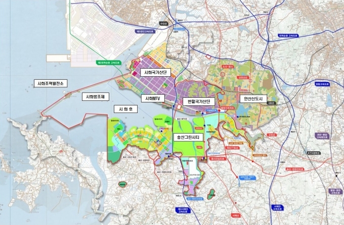 시화호 반월특수지역 현황도/제공=국토교통부