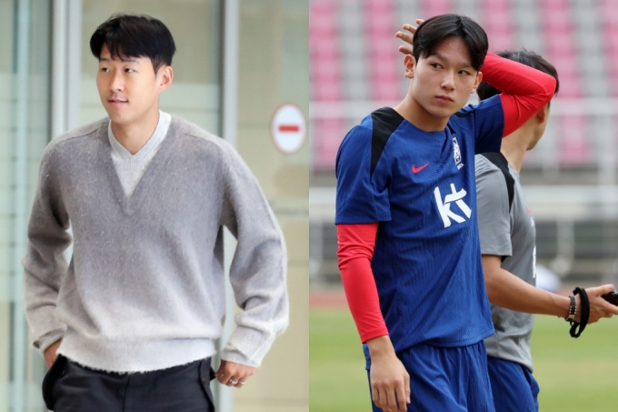 (왼쪽부터) 축구선수 손흥민, 양민혁 /사진=머니투데이 DB, 뉴스1