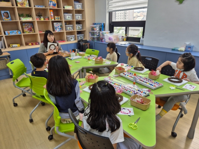 구로 키움센터에서 진행 중인 학교 밖 늘봄학교 /사진제공=서울시 