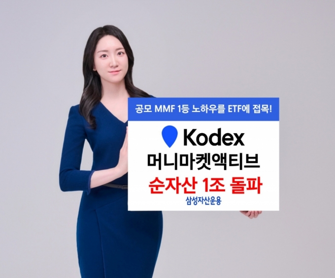 삼성운용, KODEX머니마켓액티브, 상장 한달만 1조 돌파