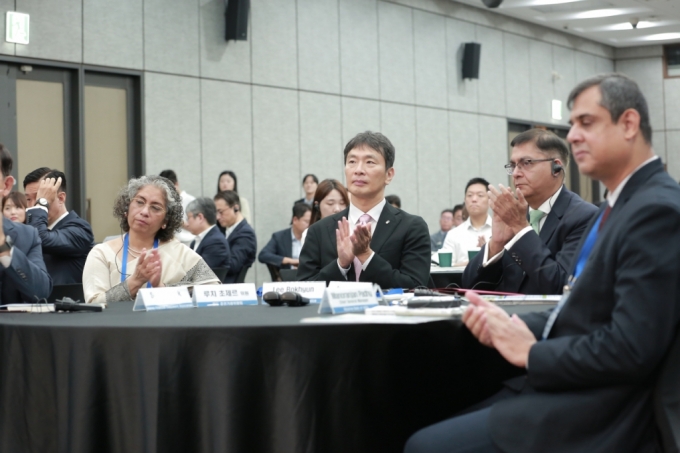 6일 서울 중구 은행연합회에서 금융감독원과 주한 인도대사관이 '금융회사 인도 진출 설명회'를 개최했다./사진제공=금융감독원