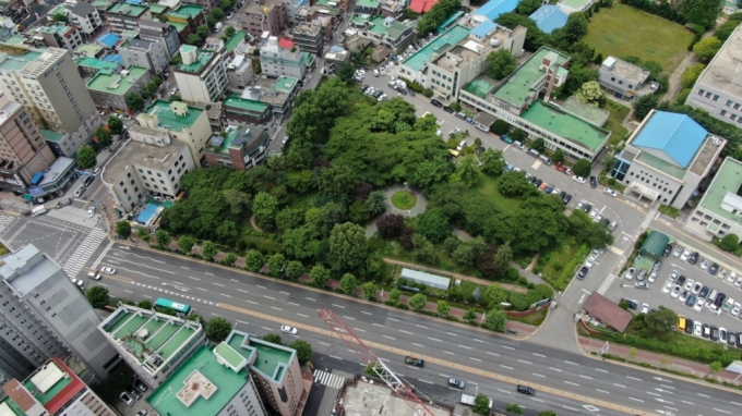 구 농림축산검역본부 녹지공간 모습./사진제공=안양시