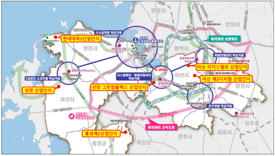 서산 현대대죽2산단 위치도./사진제공=충남도