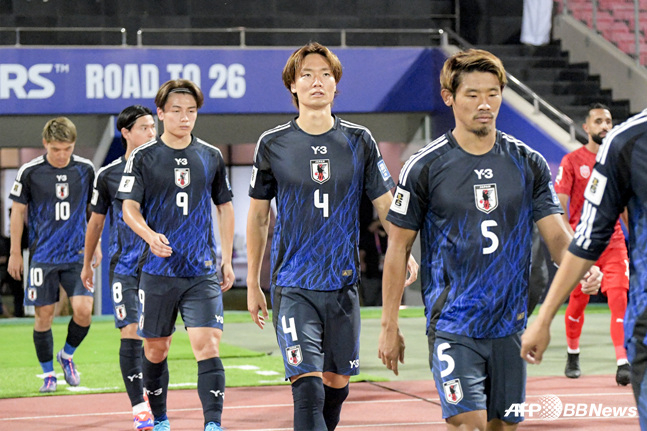 일본 축구대표팀. /AFPBBNews=뉴스1