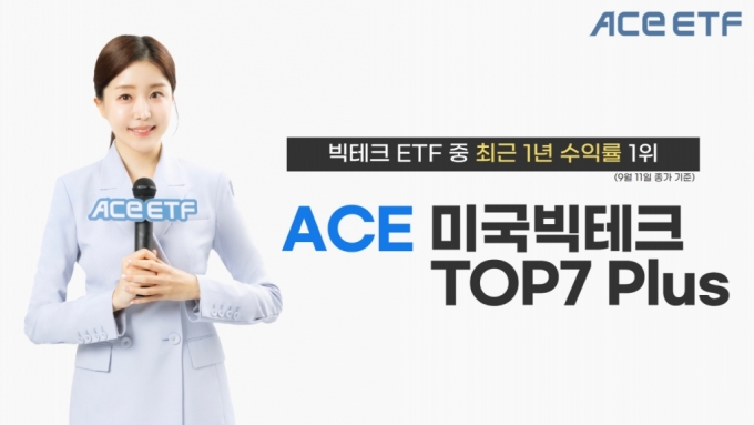 ACE 미국빅테크TOP7 Plus ETF, 빅테크 ETF 중 수익률 1위