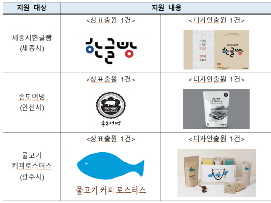 지식재산(IP) 창출 종합패키지 지원 주요사례./사진제공=특허청