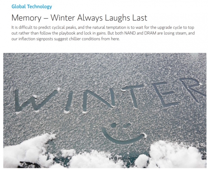  9 15 ǽĸ  ۷ι ũ м, ޸-ܿ ׻  ´(Memory-Winter Always Laughs Last) ǥ /=ǽĸ  ǥ ĸ.