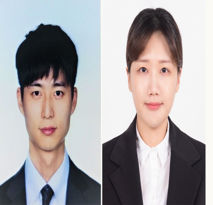 박기백(외쪽), 김혜진 박사후연구원/사진제공=한국에너지공과대학교