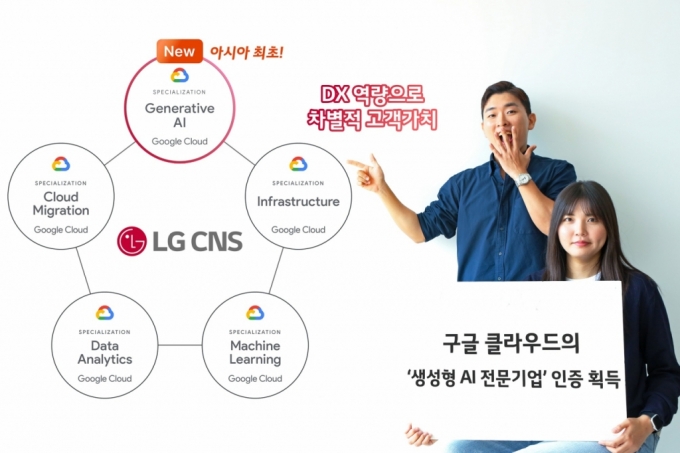 구글이 만든 생성AI 인증, LG CNS 아시아 최초 획득