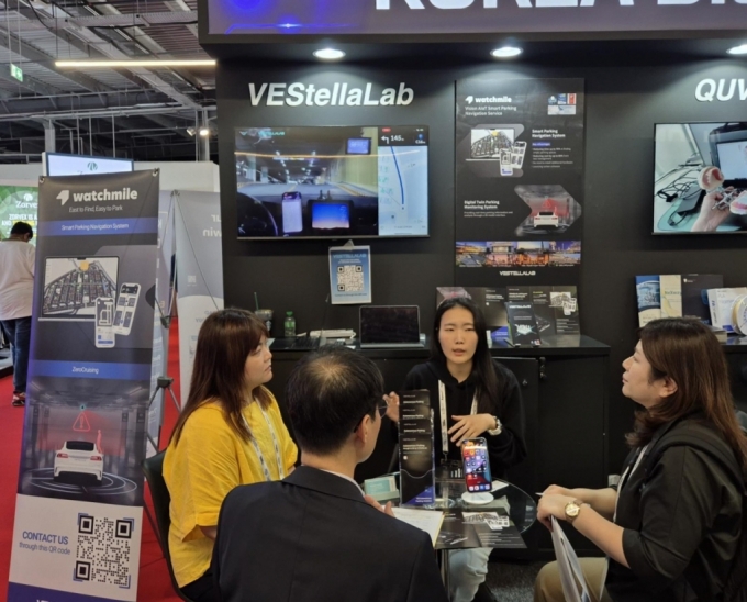 &#039;GITEX-Expand NORTH STAR 2024&#039;의 베스텔라랩 부스/사진제공=베스텔라랩